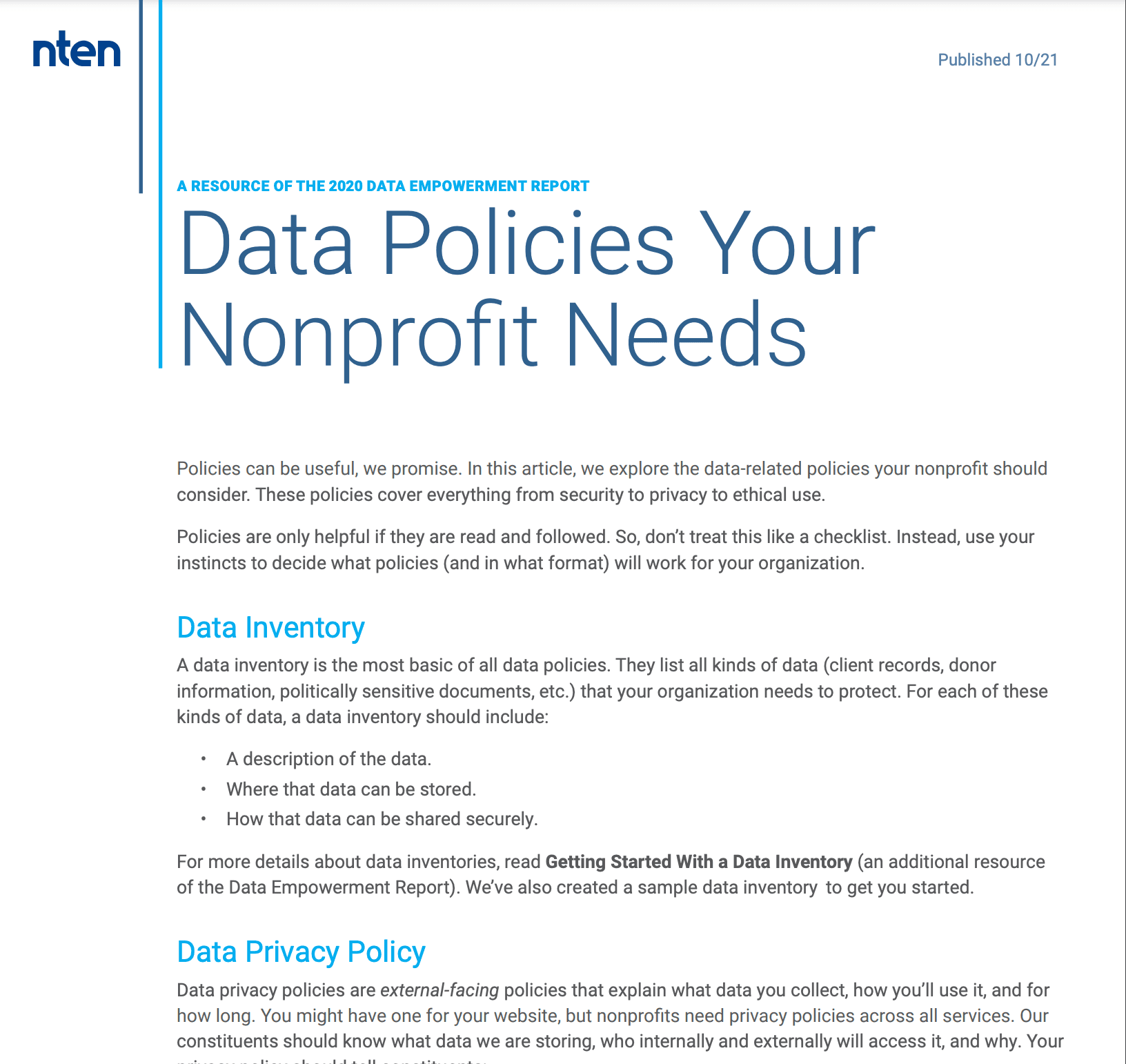 A screenshot of the first page of the resource.