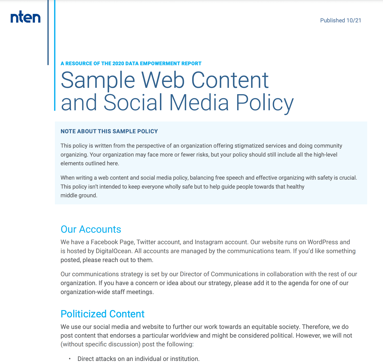 Screenshot of the first page of the resource.