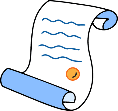 cetificate scroll