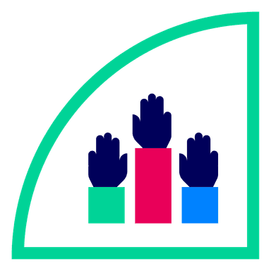 raised hands icon