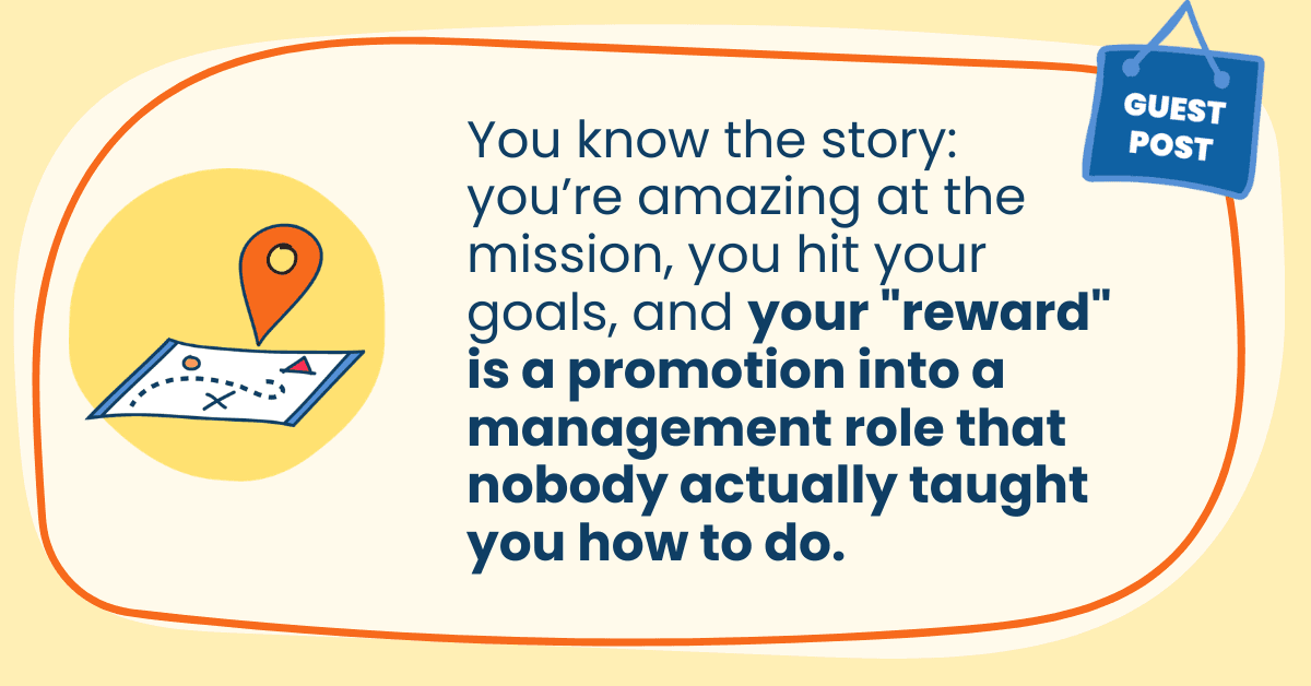 You know the story: you’re amazing at the mission, you hit your goals, and your "reward" is a promotion into a management role that nobody actually taught you how to do.