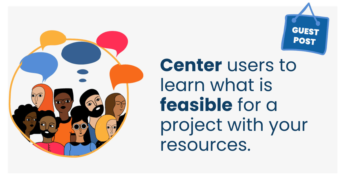 Center users to learn what is feasible for a project with your resources.