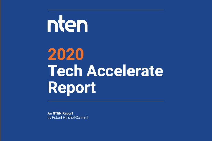 2020 Tech Accelerate Report blue cover